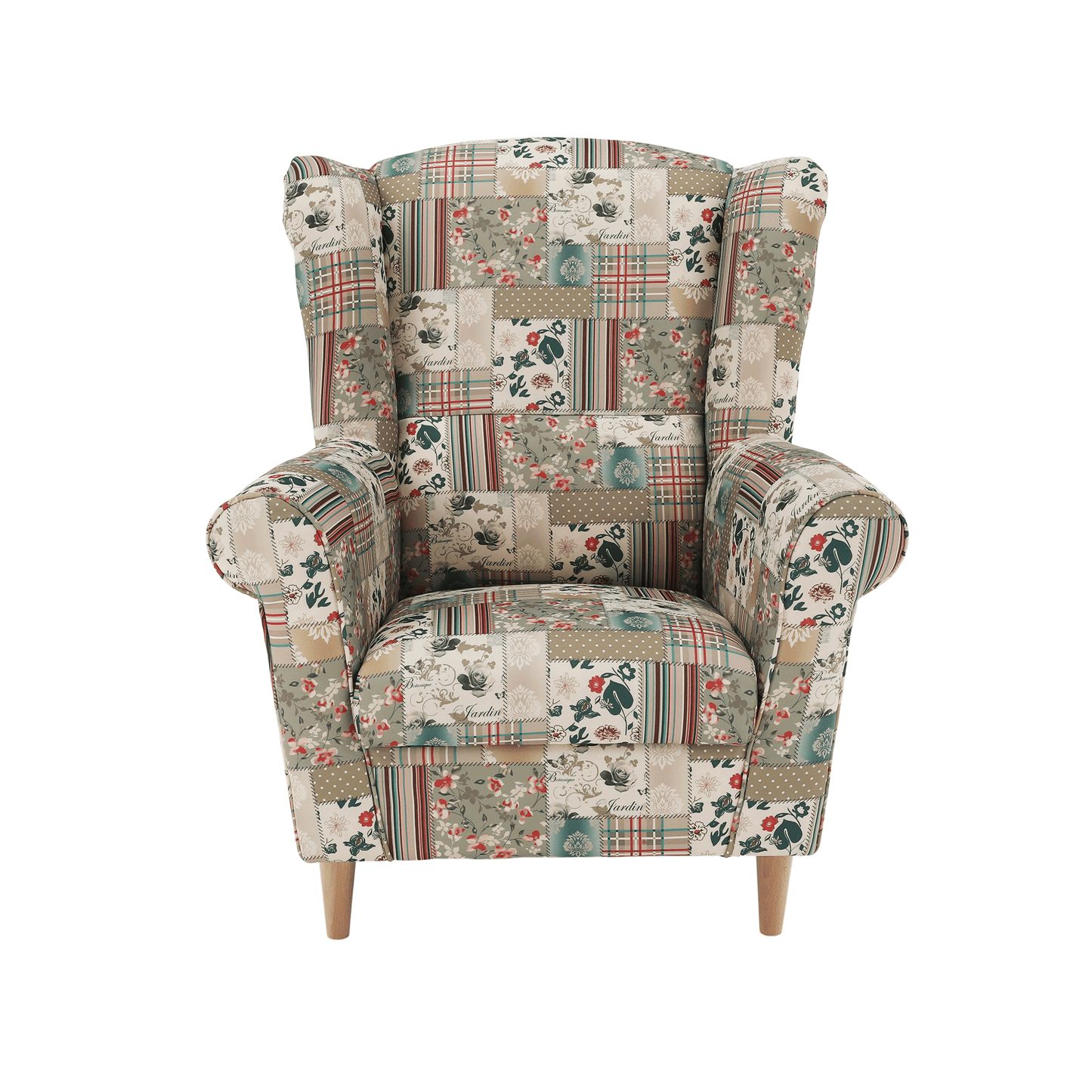 Fotoliu, material textil în stilul patchwork viorica 1, CHARLOT