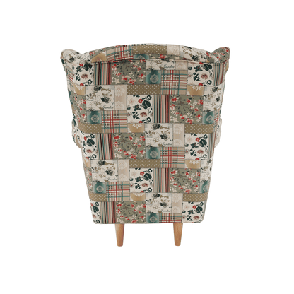 Fotoliu, material textil în stilul patchwork viorica 1, CHARLOT