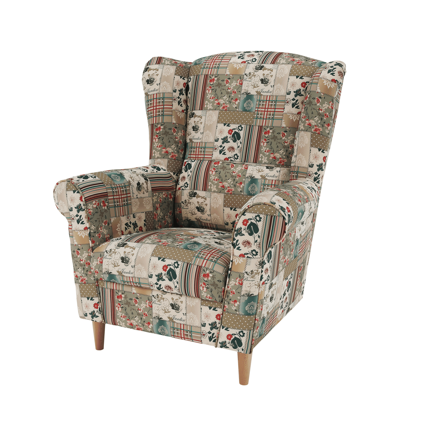 Fotoliu, material textil în stilul patchwork viorica 1, CHARLOT