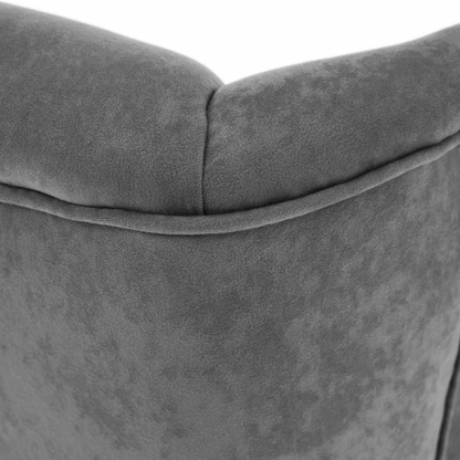 Fotoliu, textil gri, CHARLOT