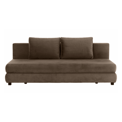Canapea extensibilă, textil capuccino/bej, CLIV