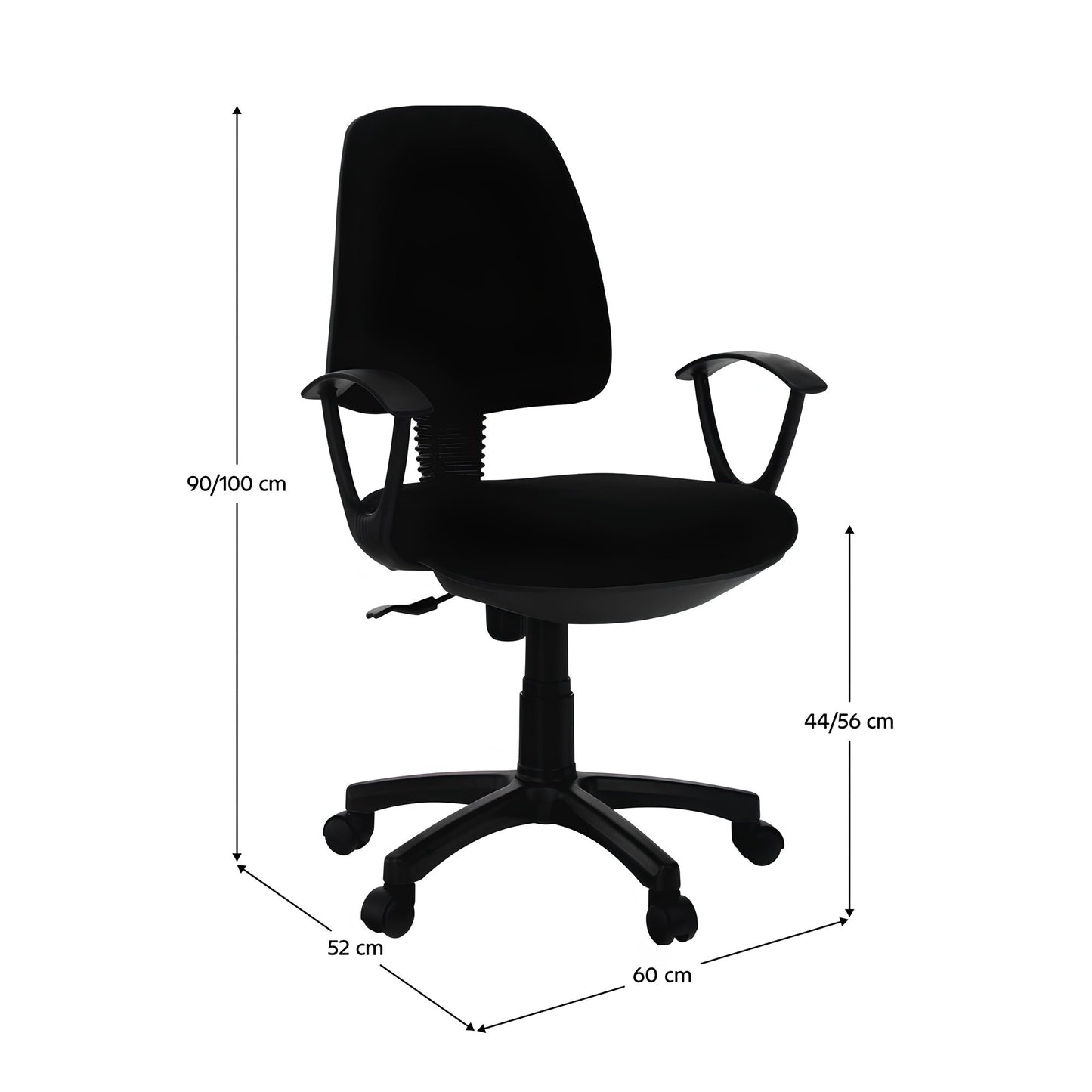 Scaun birou, negru, COLBY NEW