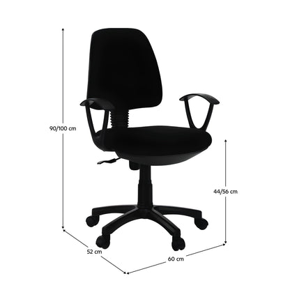 Scaun birou, negru, COLBY NEW