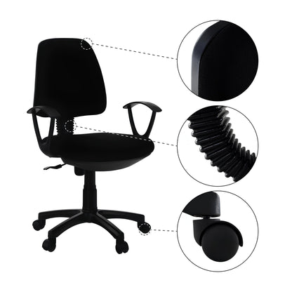 Scaun birou, negru, COLBY NEW