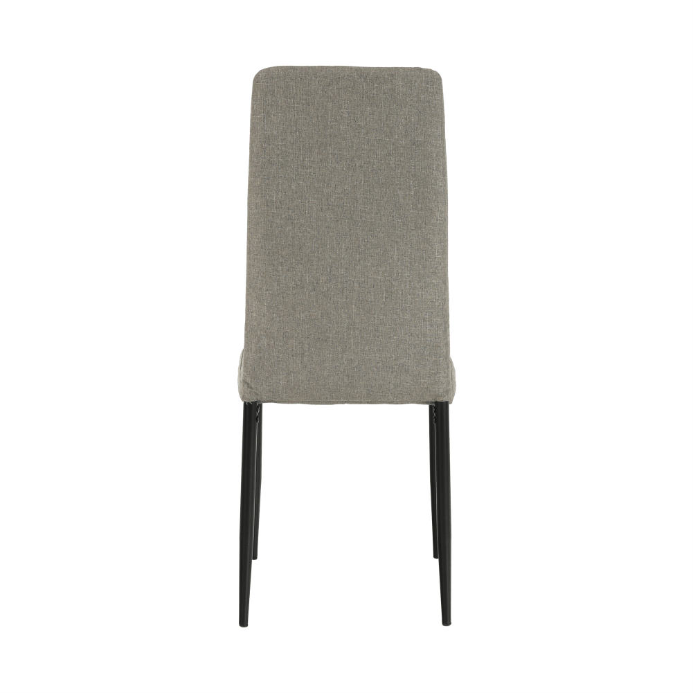 Scaun, textil maro/metal negru, COLETA NOVA
