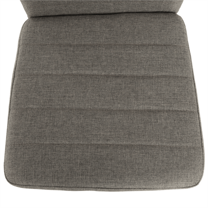 Scaun, textil maro/metal negru, COLETA NOVA