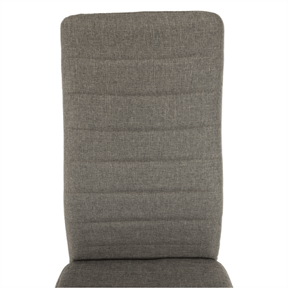 Scaun, textil maro/metal negru, COLETA NOVA