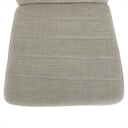 Scaun, textil bej/metal alb, COLETA NOVA