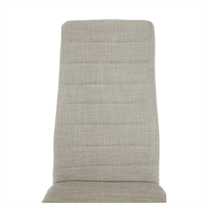 Scaun, textil bej/metal alb, COLETA NOVA