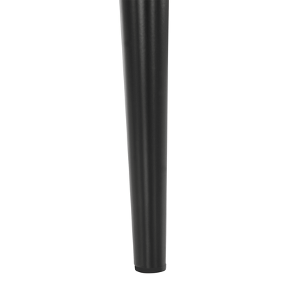 Scaun, ţesătură albastră din catifea / metal negru, Coleta Nova