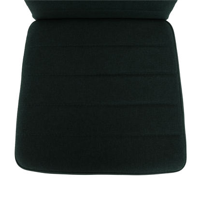 Scaun, material textil smarald/cadru metalic negru, COLETA NOVA