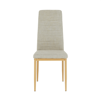 Scaun, material textil bej/cadru metalic fag, COLETA NOVA