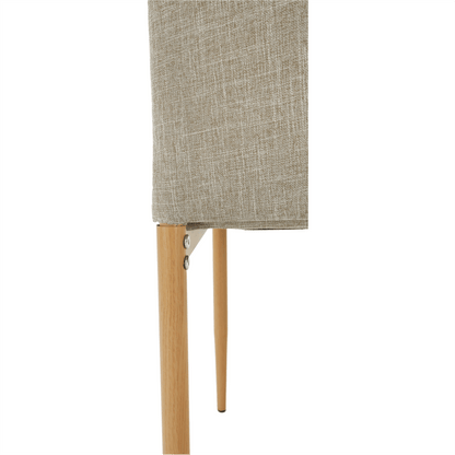 Scaun, material textil bej/cadru metalic fag, COLETA NOVA