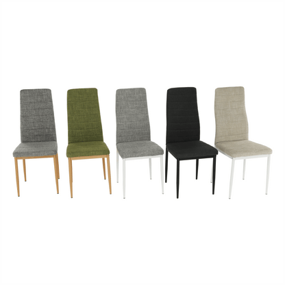 Scaun, material textil bej/cadru metalic fag, COLETA NOVA