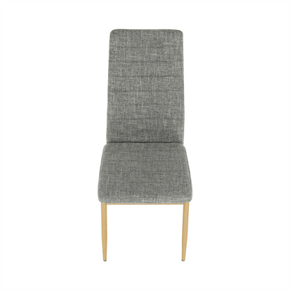 Scaun, material textil gri deschis/cadru metalic fag, COLETA NOVA