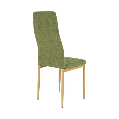 Scaun, material textil verde/cadru metalic fag, COLETA NOVA