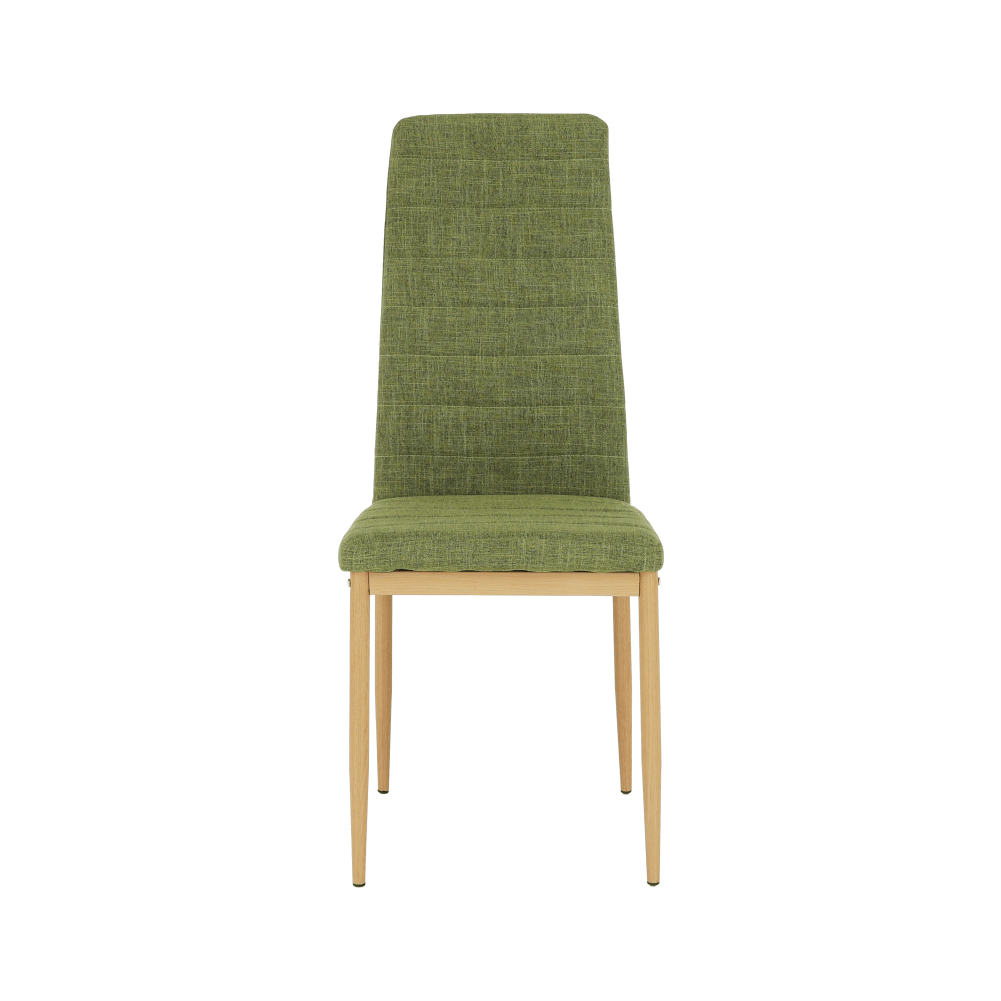 Scaun, material textil verde/cadru metalic fag, COLETA NOVA