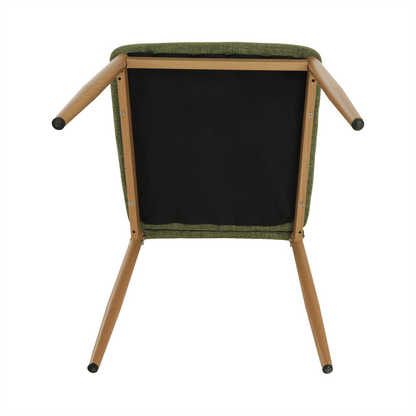 Scaun, material textil verde/cadru metalic fag, COLETA NOVA