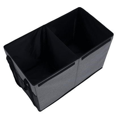 Cutie de depozitare pliabilă, gri/negru, DETER