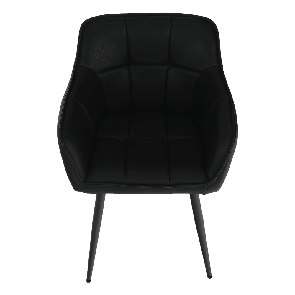 Fotoliu de design, negru, TOPAZ