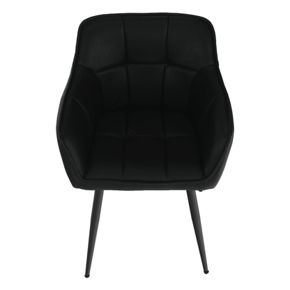 Fotoliu de design, negru, TOPAZ