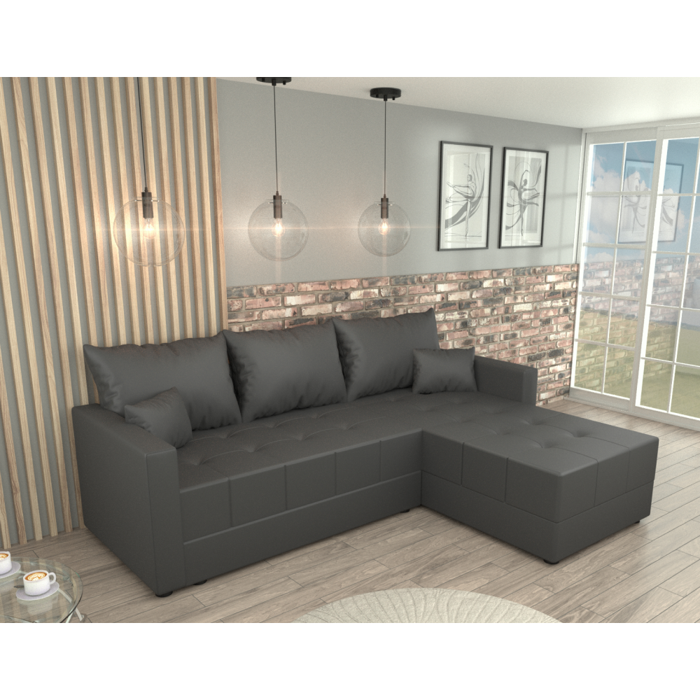Set canapea universală, gri, DUAN ROH