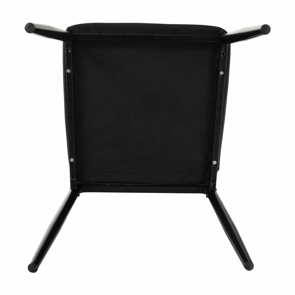 Scaun bucătărie, gri închis/negru, ENRA