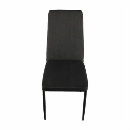 Scaun bucătărie, gri închis/negru, ENRA