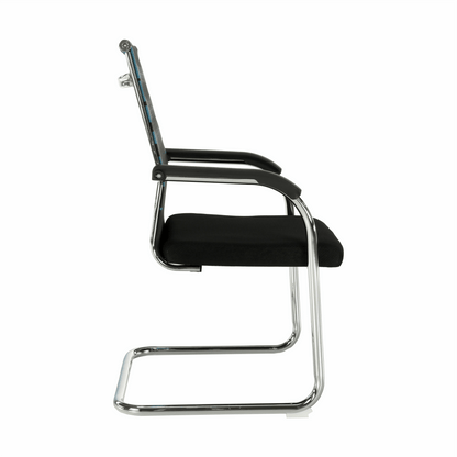 Scaun, albastru/negru, material textil, ESIN