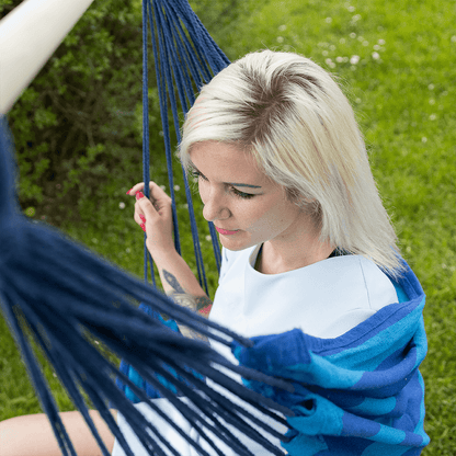 Scaun balansoar suspendabil, albastru, NIKOLO NEW