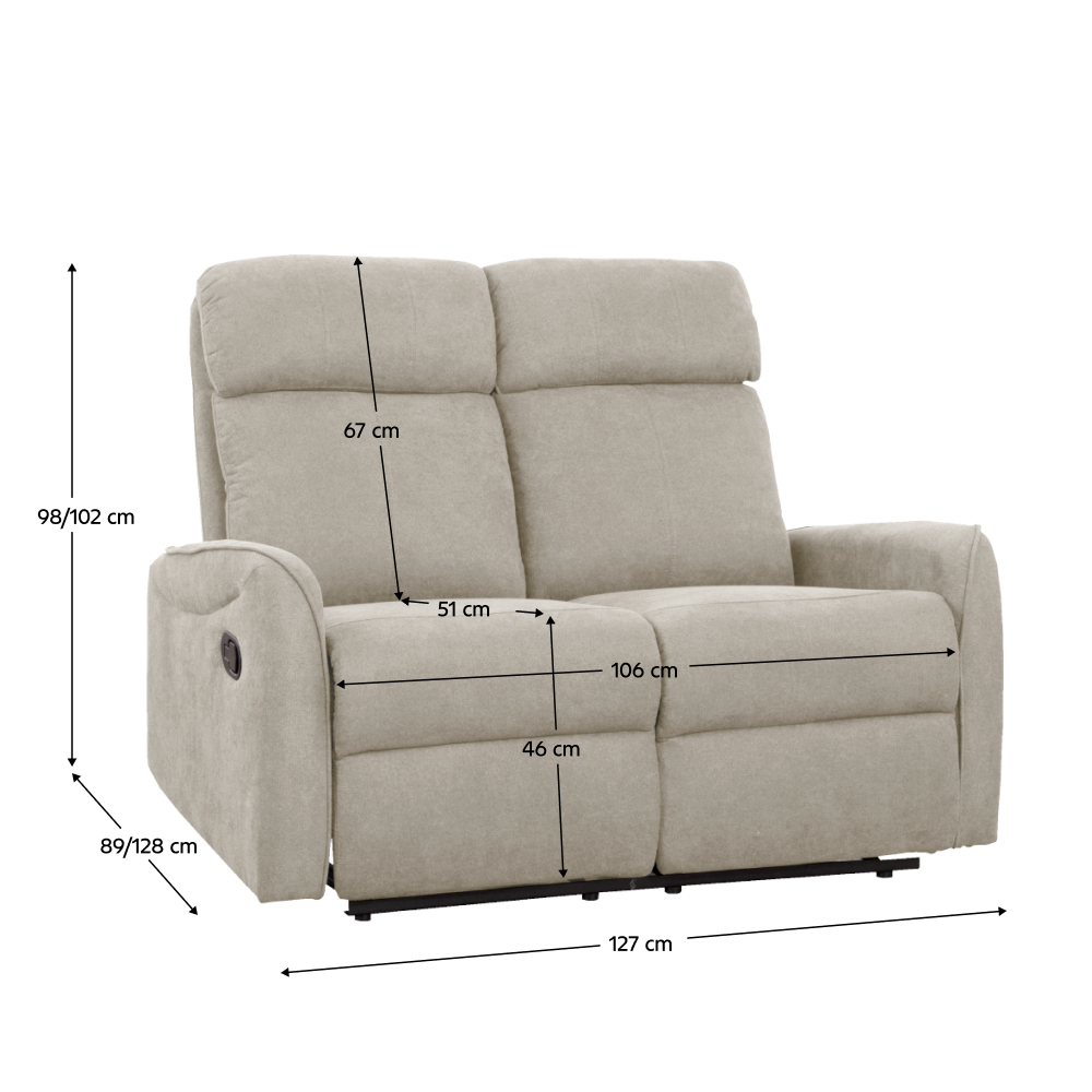 Set canapele 3+2+1, ţesătură gri-maroniu Taupe, FASAN