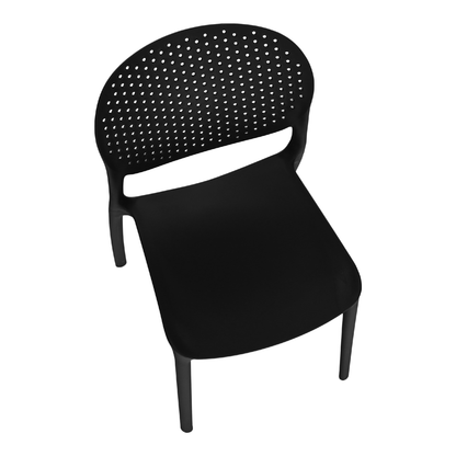 Scaun, negru, FEDRA NEW