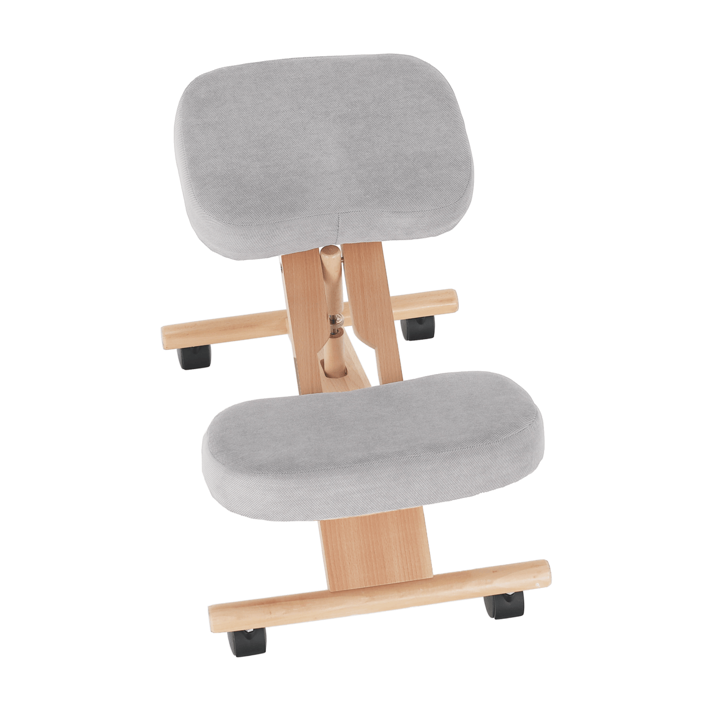 Scaun genunchi ergonomic, gri-maro Taupe / fag, FLONET