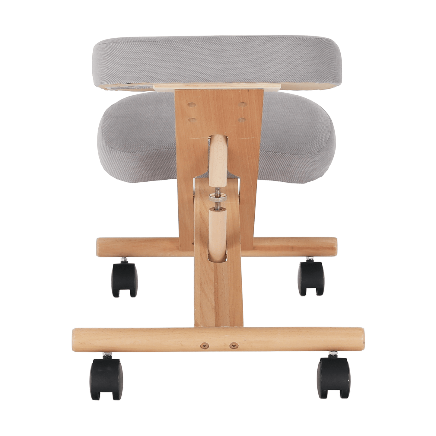 Scaun genunchi ergonomic, gri-maro Taupe / fag, FLONET