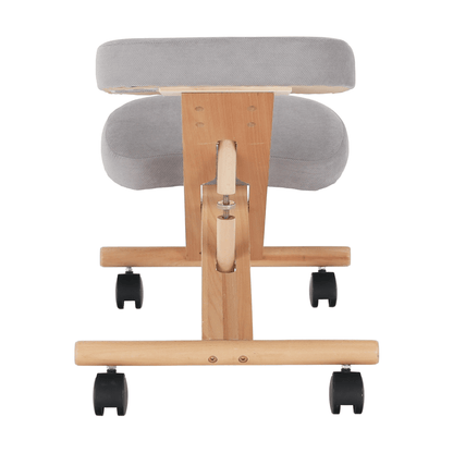 Scaun genunchi ergonomic, gri-maro Taupe / fag, FLONET