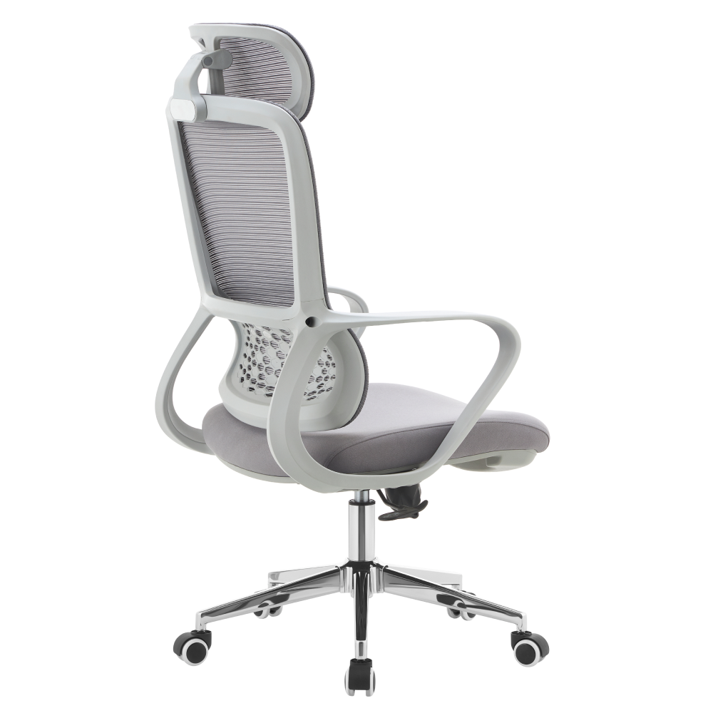 Fotoliu de birou, gri, FOSTER TYP 1