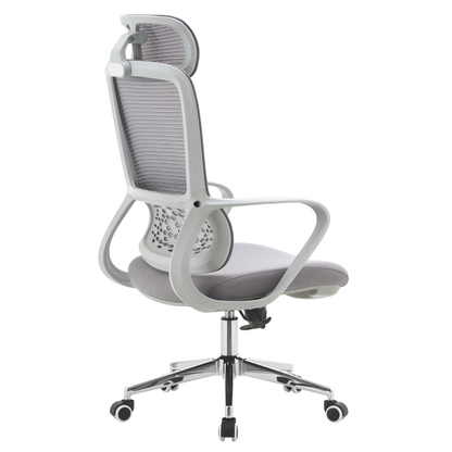 Fotoliu de birou, gri, FOSTER TYP 1