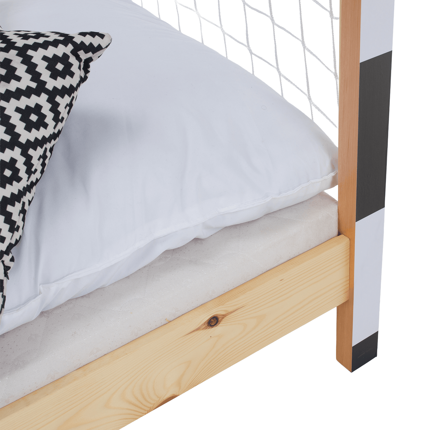 Pat Montessori, natural/alb/negru, 90x200, FUTAL