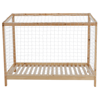 Pat Montessori, natural/alb/albastru/rosu, 90x200, FUTAL