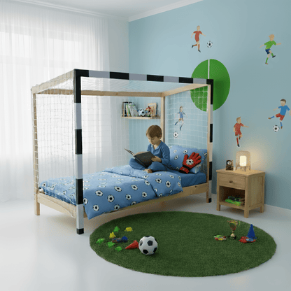 Pat Montessori, natural/alb/negru, 90x200, FUTAL