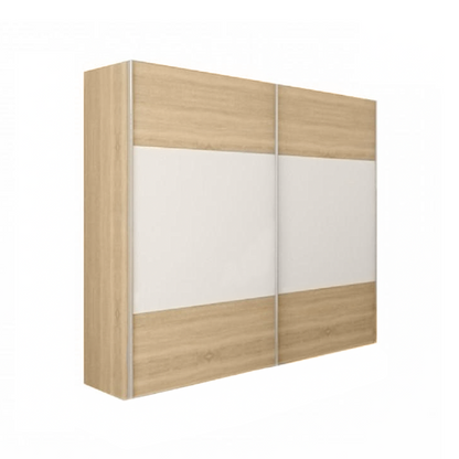 Set complet dormitor (pat 160x200 cm), stejar, sonoma/alb GABRIELA NEW
