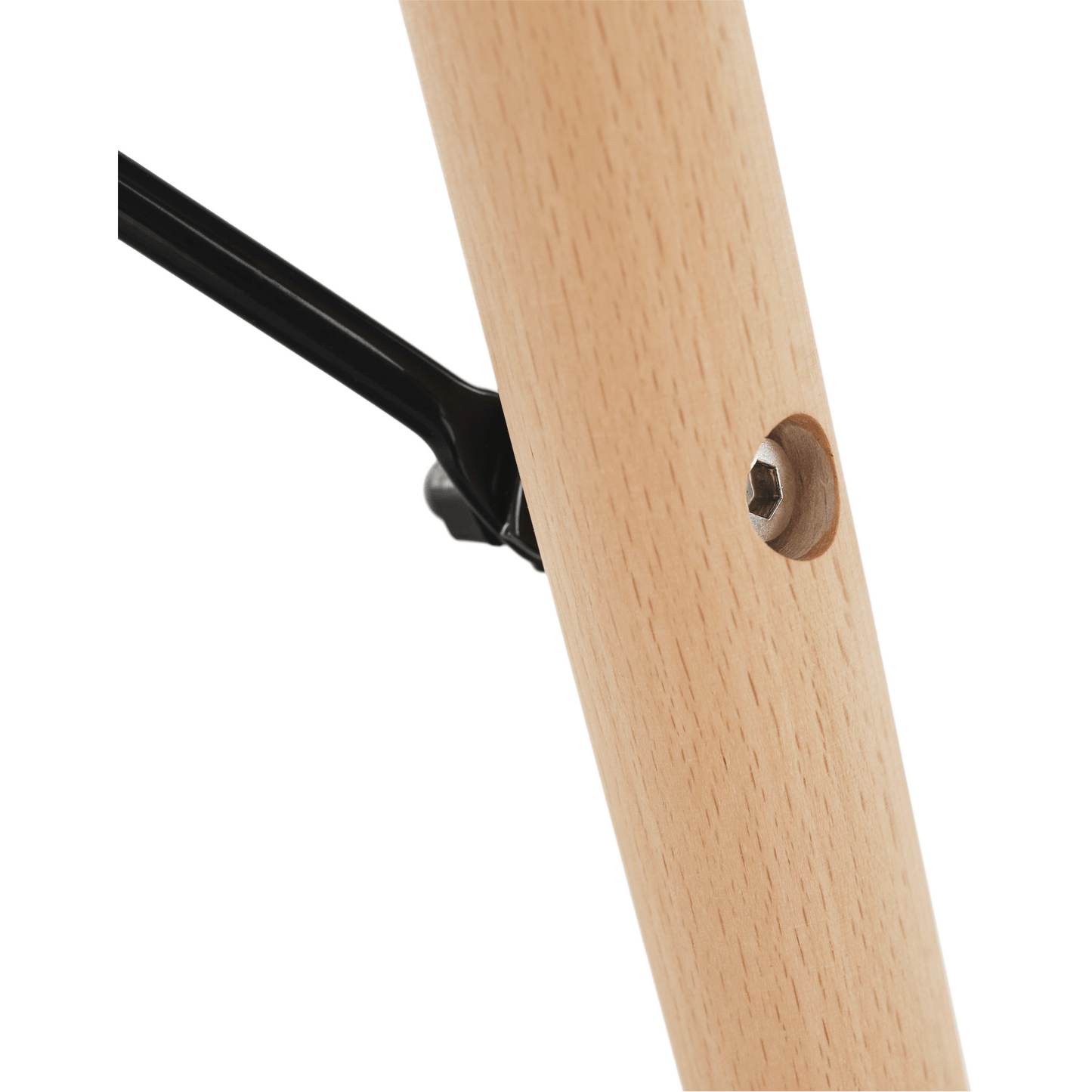 Masă de bucătărie, albă/fag, diametru 90 cm, GAMIN 2 NEW 90