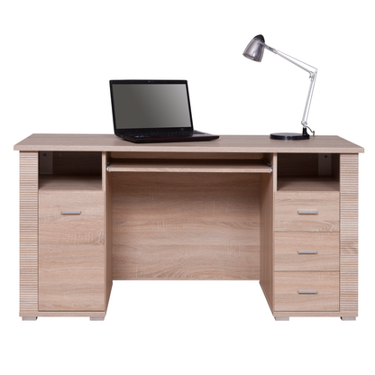 Masă PC tip 22, stejar sonoma, GRAND