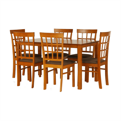 Set dining 1+6, cireş, GRID NEW