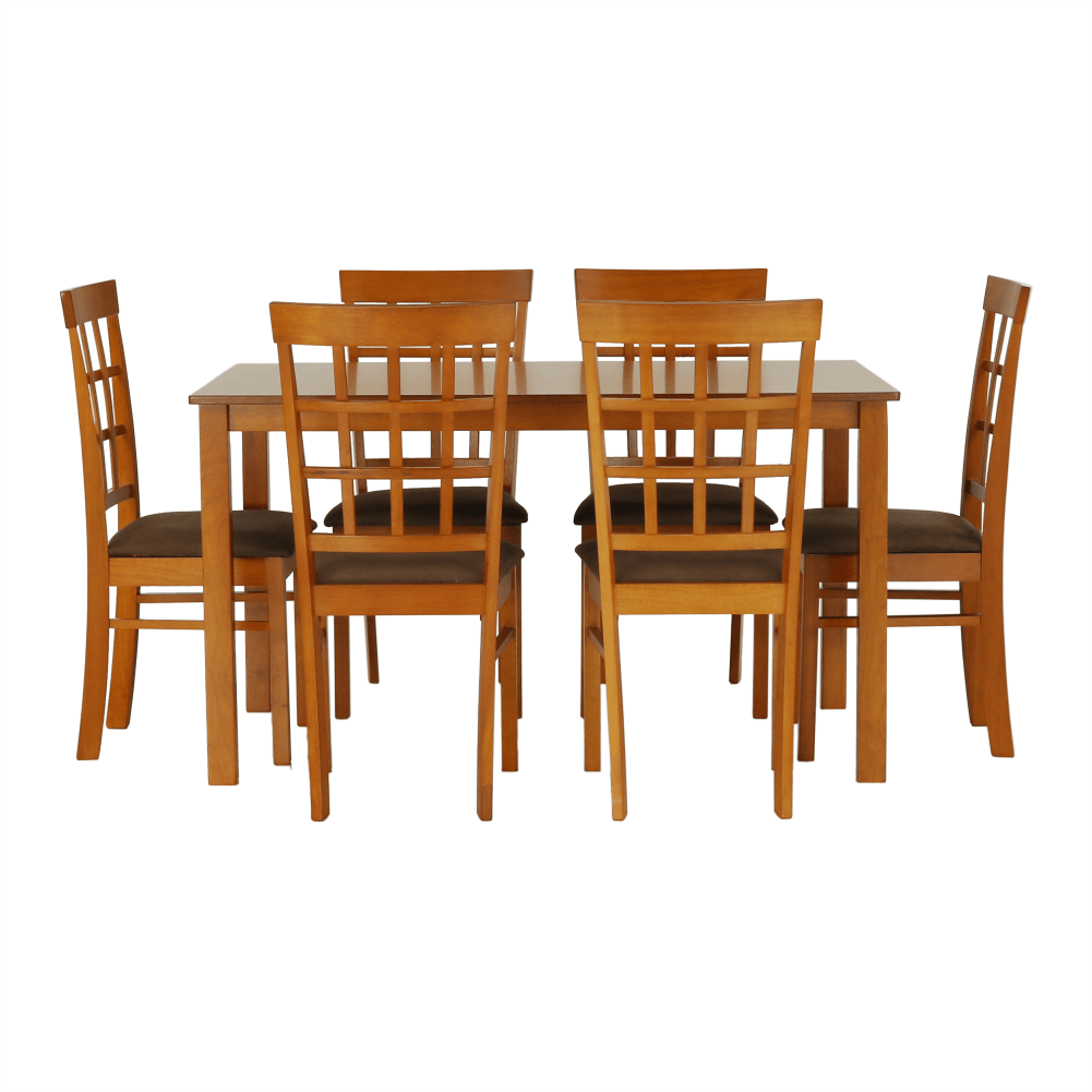 Set dining 1+6, cireş, GRID NEW