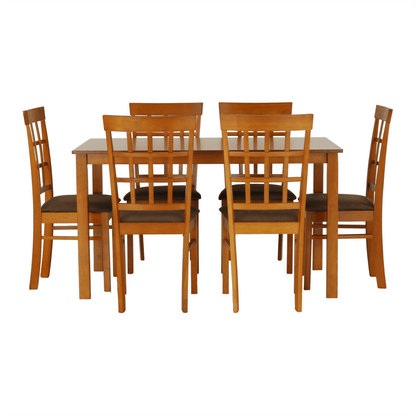 Set dining 1+6, cireş, GRID NEW