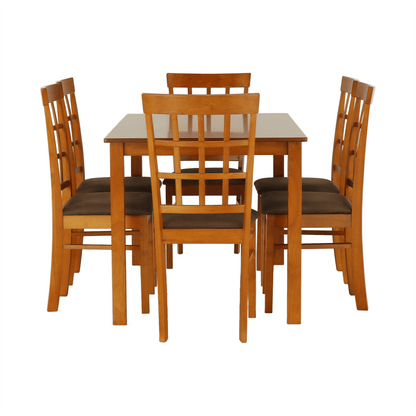 Set dining 1+6, cireş, GRID NEW