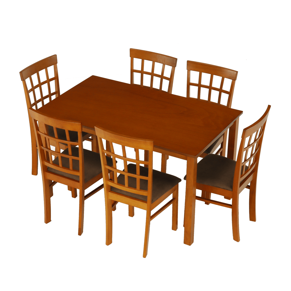 Set dining 1+6, cireş, GRID NEW