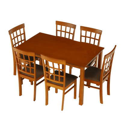 Set dining 1+6, cireş, GRID NEW