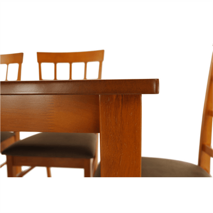 Set dining 1+6, cireş, GRID NEW